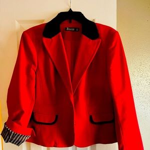 Red Blazer/Pant Suit